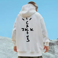 Sudadera Para Hombre Retro Con Diseño De Letras En Blanco Y Negro Estilizado Moda Casual Abrigo De Invierno Cómodo - details 6