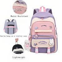 Mochila Kawaii para Niños con alfileres y accesorios, mochila estética para niños, Bolso Escolar para adolescentes - details 2