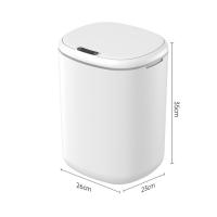 Cubo de basura inteligente para el hogar, cocina, baño, cubo de basura de inducción con tapa, colección de baño - details 0