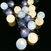Luces De Navidad De 3M Con 20 LEDS En Forma De Bolitas De Algodón Cadena De Luces Para Decoración Exterior Jardín Calle Regalo De Año Nuevo - details 8