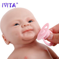 Muñeca De Silicona Completa IVITA WB1512CT Para Niños 36cm Con Pacificador Magnético Muñeco De Peluche Suave Para Niños Juguetes De Navidad - details 11
