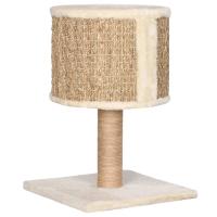 vidaXL Árbol para gatos con casa y poste rascador 52 cm hierba marina - details 4