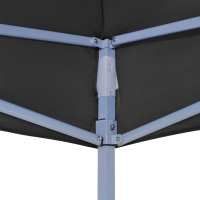vidaXL Techo de carpa para celebraciones negro 4x3 m 270 g/m² - details 4