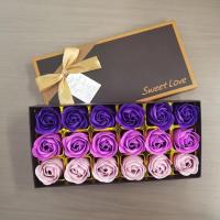 18Pcs/box Rosas Eternales En Caja De Regalo De Flores Artificiales Para Decoración Del Salón Fiesta Cumpleaños Creativo Sin Perfume Originales En Zhejiang - details 7