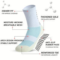 Parche De Fútbol 3 PCS Para Hombres Y Mujeres Calcetines Deportivos Antideslizantes Con Suela De Silicona Para Ciclismo Y Correr - details 7