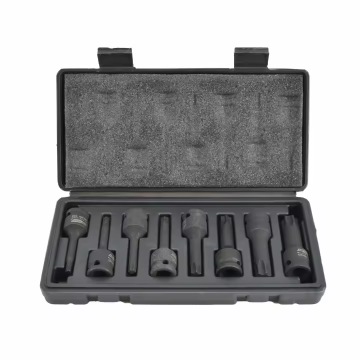 Awtools klucze udarowe trzpieniowe torx 8szt. black line - 1