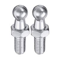 Juego De 2 Piezas De Universal Plata Para Resorte De Gas De Maletero Y Parachoques Con Conector De Bola M8 Soporte De Resorte De 10mm - details 3