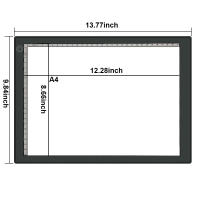 Pad De Dibujo LED Ultrafino A4 Portátil Con Cable De Alimentación USB Luz Tracer Dimmer Para Arte Y Trabajar Con Papel - details 2