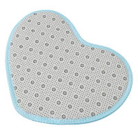 Carpet De Forma De Corazón Suave Y Cómoda Para Dormitorio Y Baño Absorbe Agua Sin Pelos Productos Domésticos No Caen - details 5