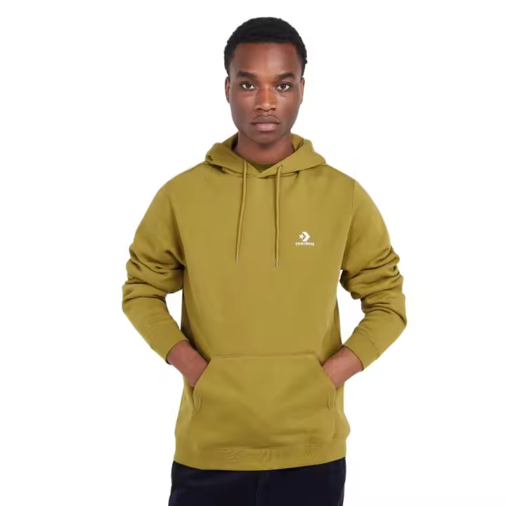Sudadera Converse Star Chevron Bb Flc Kaki Hoodie 10024509-A23 - 1