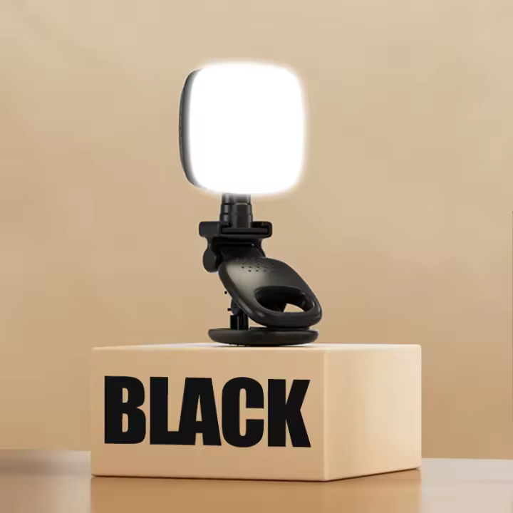 Luz De Auto-Selfie LED Portátil Recargable Para Cámara Luz De Rellenar Para Monitor De Teléfono Luz USB Para Portátil Tableta Computadora - 1