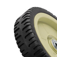 Rueda De Jardín 19.5cm Reemplazo De Alta Calidad Para Motosierra Frontal Con Trazado Suave Para Mowers De Mano Eficiente - details 2
