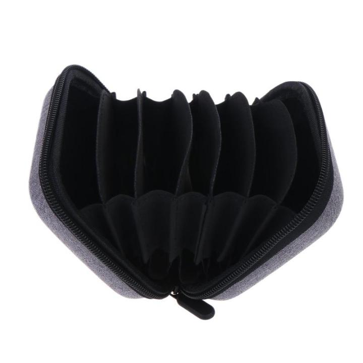 Camera Lens Filter Protective Storage Box Water Resistant Shockproof Dust Proof Hard Carrying Case With Expanding Dividers