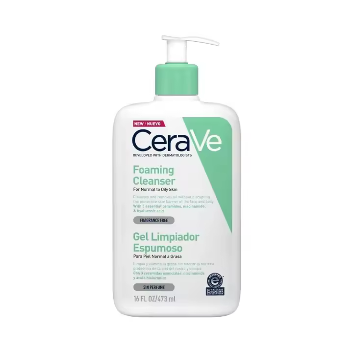 CERAVE GEL LIMPIADOR ESPUMOSO 473ML - 1