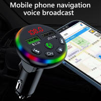 Transmisor FM Para Coche Con Cargador Dual USB Y Llamada Handsfree Adaptador De Reproductor MP3 Kit De Coche - details 4