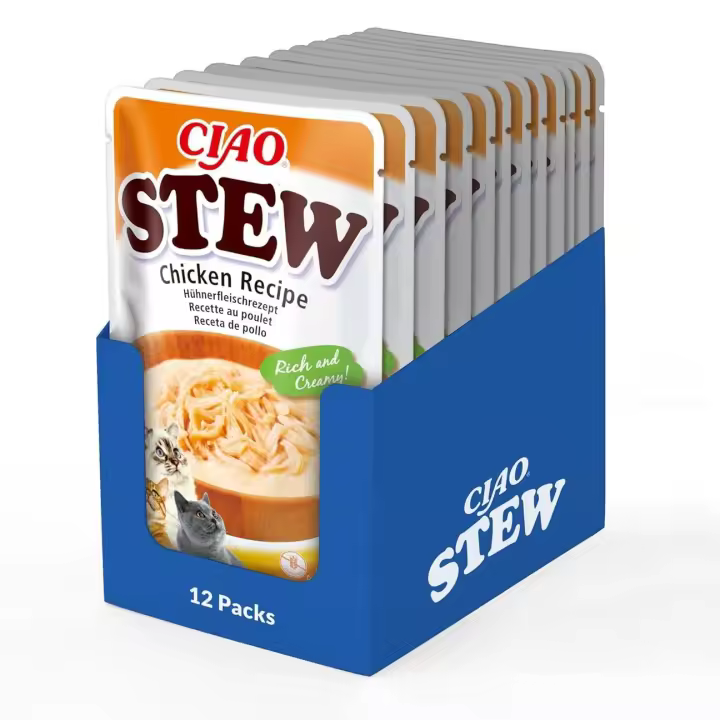 Churu Stew Estofado De Pollo Sobre Para Gatos - 12 unidades x 40gr - 1