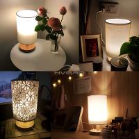 Lámpara Decorativa De Madera Sólida Con Telas LED USB 5V Luz Nocturna Ahorradora De Energía Para Lectura En La Mesa De Estudio De La Habitación - details 4