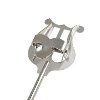 Soporte Portátil Para Partituras De Música De Hierro Plateado Para Instrumento De Viento Clarinete Accesorios De Música Marching - details 5