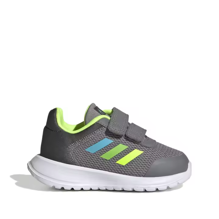 Adidas Tensaur Run Cf Gris - Zapatillas Adidas para niños con cierre velcro - Zapatillas para correr - 1