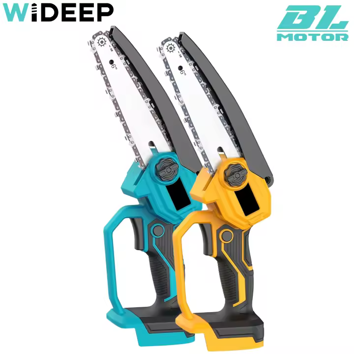 Motosierra Eléctrica Inalámbrica De 6 Pulgadas Para Batería Dewalt 20V Y Makita 18V Para Arboles Jardín Herramienta DIY - 1