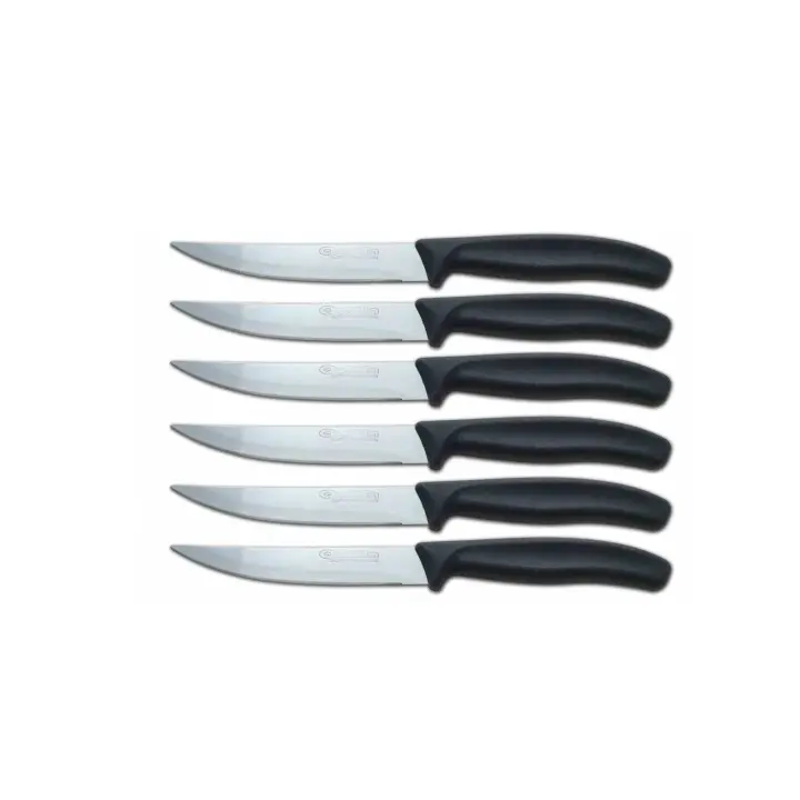 Set 6 Cuchillos Cocina Quttin 11cm | Hoja de Acero Inox con Micro-Sierra y Mango Ergonómico - 1