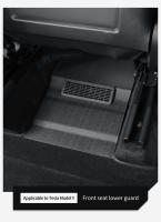 Cubierta Protectora Para Salidas De Aire De Coche Tesla Model Y Red Anticaspa Suela Inferior Accesorios Interiores Para Coche 2024 - details 1