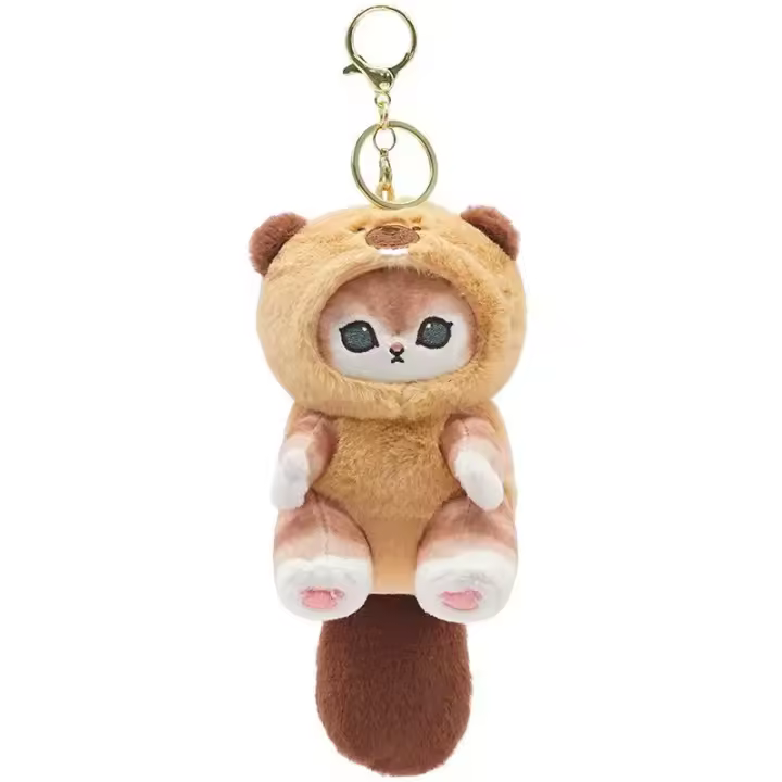 Muñeco De Peluche Suave De Serie De Animales Con Cola Larga Mofusand Juguete De Oso De Peluche Kawaii Para Niños Regalo De Navidad - 1