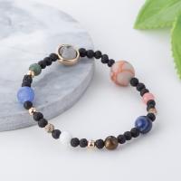 Pulsera Solar Sistema Galaxia Nueve Planetas Guardián Piedra Natural Hombres Mujeres Regalo Pulsera De Cuentas De Piedra Unisex - details 4