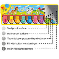 Carpetas Musicales Con Sonidos De Piano De Piso Juguete Musical Para Niños Edad Recomendada 3-6 Años Material PVC - details 3