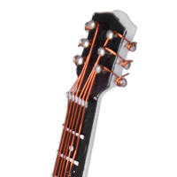 Mini Guitarra Blanca De Madera Con Soporte Modelo Exquisito Instrumento Musical Para Decoración De Hogar Y Oficina Adornos Artesanales - details 6
