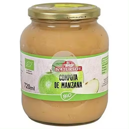 Natursoy Compota De Manzana Eco 720Ml - 1