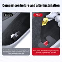2pcs Cuerda De Emergencia Para Puerta Trasera De Seguridad Para Tesla Model3/Y Botón De Puller Mecánico Manija Accesorios De Coche - details 11