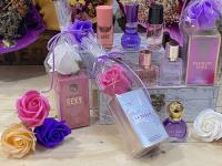 Lote de 6 Miniaturas de perfume con rosa de jabón perfumada - Regalos originales para invitadas de Boda, Comuniones, Bautizos, Aniversarios y Fiestas - details 4