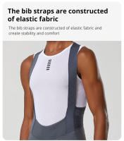 Shorts De Ciclismo Bib Para Hombres Ropa De Bicicleta Deportiva Algodón Y Spandex Cómodo Para 6 Horas De Montar Bicicleta - details 3
