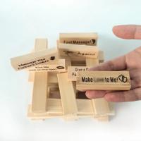 Juego De Construcción De Torre De Madera Para Parejas Juego De Stacking De Bloques Ideal Para Noche De Salida De Día De San Valentín - details 4
