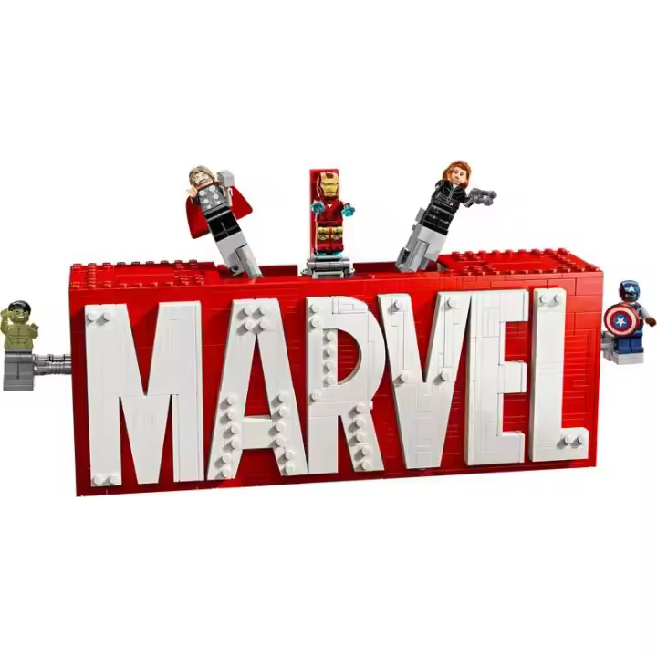 Lego Marvel 76313 Logotipo Marvel y Minifiguras - 1