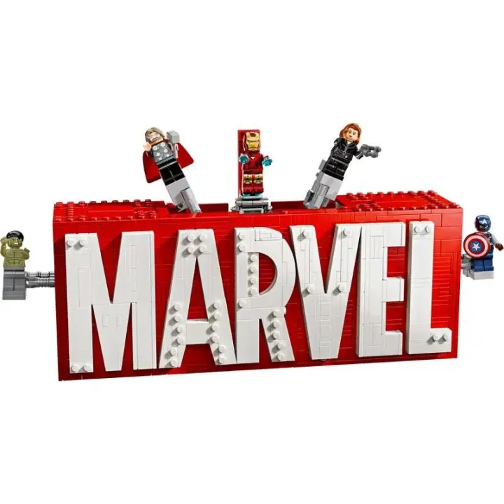 Lego Marvel 76313 Logotipo Marvel y Minifiguras - 1
