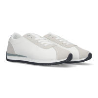 Davinia Shoes Zapatillas para mujer comodas, doble tejido aterciapiopeladas y liso. Shoes&Blues.es ZZ-31-Blanco - details 0
