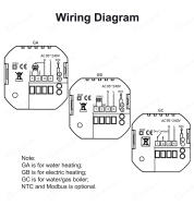 GIRIER Termostato Inteligente ZigBee Para Calefacción Eléctrica Y Boilers De Agua Y Gas Controlador De Temperatura Compatible Con Alexa Y Hey Google - details 2