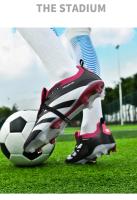 Nuevos Zapatos De Fútbol Para Hombres Zapatillas Deportivas Profesionales Con Punta Larga Antideslizantes Para Campo De Fútbol Interior Y Exterior Microfibra T18 - details 14