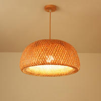 Lámpara Colgante De Bambú Estilo Chino Tejida a Mano Para Decoración De Hogar Y Restaurante 18/19/30cm Iluminación Pendente - details 7
