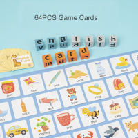 Juguete Educativo De Madera Montessori Juego De Palabras Para Niños Desafío Cognitivo Memoria Juego De Aprendizaje Temprano Para El Idioma Inglés - details 2