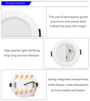 Lámpara De Techo Recargada LED 10pcs/lot 3W-22W 220V Luz Baja Redonda Panel LED Spot Iluminación Para Foyer Material De Aluminio - details 4