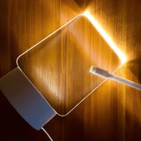 Tablero De Notas Creativo Con Luz Nocturna LED USB Tablero De Mensajes Luz De Navidad Con Pluma Regalo Para Niños Novia Decoración Luz Nocturna - details 8