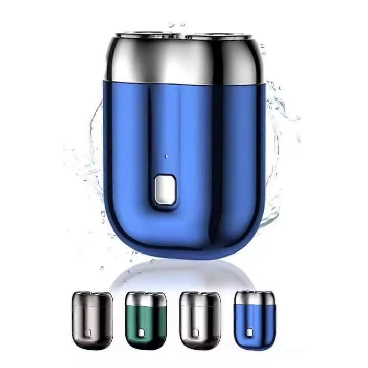 Nuevo Modelo Mini Afeitadora Eléctrica de Doble Cabezal, Unisex Mini Afeitadora Eléctrica Portátil - 1