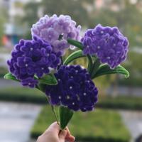 200PCS Lanas De Tubo Serie Morada Chenille Stem Suministros De Artesanía Para DIY Crafts Lanas De Tubo De Colores Morados - details 7