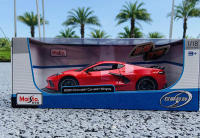 Maisto 1:18 Coche De Deportes Simulado Chevrolet Corvette C8 2020 Modelo De Coche Retro De Aleación Decoración Y Colección Para Jóvenes Y Adultos - details 11
