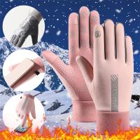 Guantes De Invierno Para Mujer Resistentes Al Viento Impermeables Térmicos Con Resistencia Al Frío Para Ciclismo Bicicleta Correr Esquí Deportes Al Aire Libre - details 2