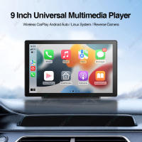 Reproductor Multimedia Para Coche 9 Pulgadas Universal CarPlay Android Auto Con Pantalla IPS Soporte AUX Bluetooth SD Video - details 1