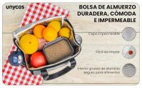 UNYCOS Bolsa Térmica Porta Alimentos 9 Litros - Nevera Portátil Impermeable - Lunch Bag con Bolsillos - details 4